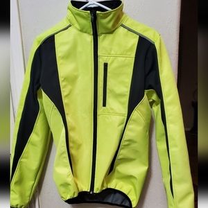 Adult Small Neon Yellow Athletic Jacket